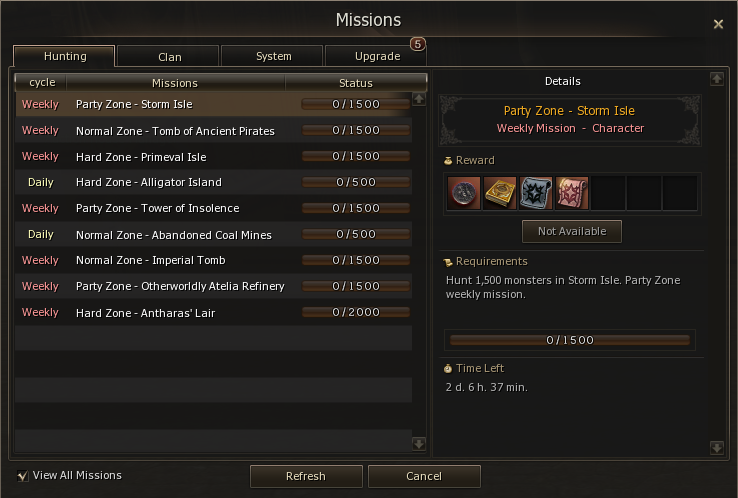 L2Vex Hunting missions