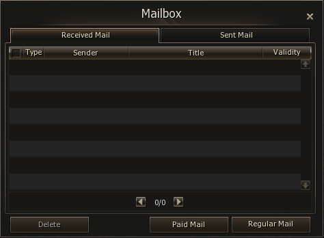 L2Vex Mailbox window