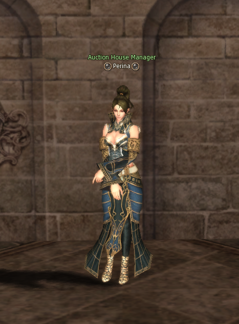 Perina Auction House Manager in town