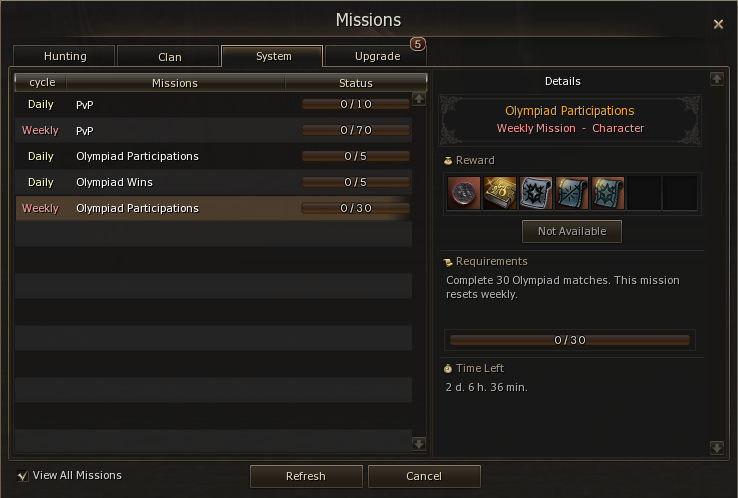 L2Vex System missions
